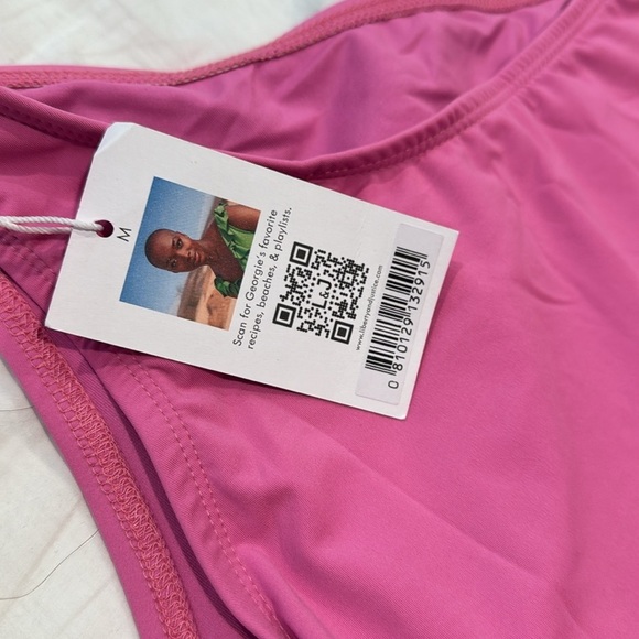 Brand new with tags pink medium one piece swim suit with cute side opening - Picture 3 of 3